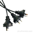 OEM Plug de cabo de alimentação de dois núcleos Plug AC